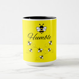 GELE WITTE KERAMIEK 450 ML BEE HUMBLE MOK