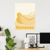 Gele & Witte Keuken Muur Decoratie - Poster (Thuiskantoor)