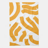 Gele & Witte Keukenhanddoek (Verticaal)