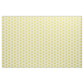 Gele witte mini-polaire dots stof (Fat Quarter)