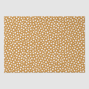 Gele witte poka Dots Autumn Herfst Stijlvol Tissuepapier