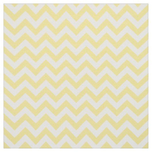 Gele witte rendy Chevron Pattern Fabric Stof (Swatch)
