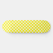 Gele Witte Stippen Persoonlijk Skateboard (Horizontaal)
