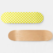 Gele Witte Stippen Persoonlijk Skateboard (Horizontaal)