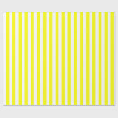 Gele/Witte Streep Cadeaupapier (Vlak)