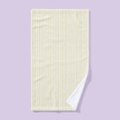 Gele Witte Strepen Bad Handdoek (Handdoek)