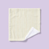 Gele Witte Strepen Bad Handdoek (Wasdoekje)