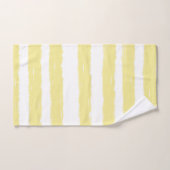 Gele witte strepen bad handdoek (Handdoek)