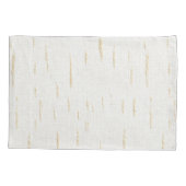 Gele Witte Strepen Kussensloop (Achterkant-Links)