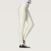 Gele Witte Strepen Leggings (Rechts)