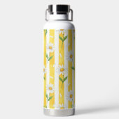 GELE & WITTE STREPEN & WITTE MARGRIETEN WATERFLES (Achterkant)