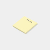 Gele woensdag post-it® notes (Schuin)
