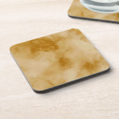 Gele wolken bier onderzetter (Linkerzijde)