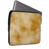 Gele wolken laptop sleeve (Voorkant Rechts)