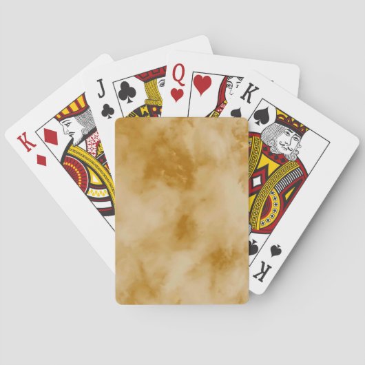 Gele wolken pokerkaarten (Achterkant)
