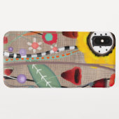 Gele wonderland weide klaprozen Case-Mate iPhone case (Achterkant (horizontaal))