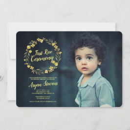 Gele Wreath First Rice Ceremony Kaart
