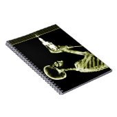 Gele X-Ray Skeletbouwer Notitieboek (Rechterzijde)