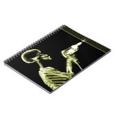 Gele X-Ray Skeletbouwer Notitieboek (Linkerzijde)
