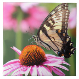 Gele zandstaarstaarstaafkeramische tapijtegel tegeltje