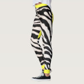 Gele Zebra Leggings (Links)