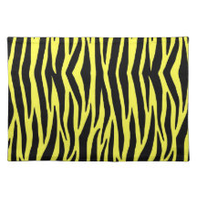 Gele Zebra Stripes Placemat