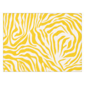 Gele Zebra Stripes Preppy Wild Animal Print Tafelkleed (Voorkant (Horizontaal))