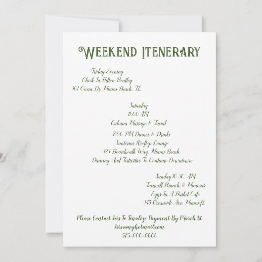 Gele zeepaard onder de zee  kaart (Achterkant)