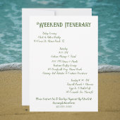 Gele zeepaard onder de zee  kaart