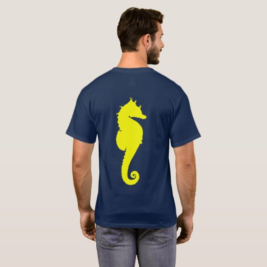 Gele Zeepaard T-shirt (Achterkant volledig)