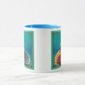 Gele zeepuizen en schelpdieren mok (Midden)