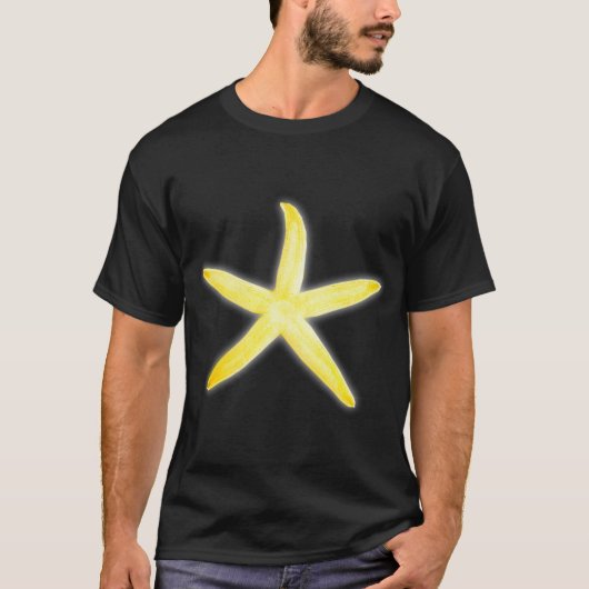Gele Zeester T-shirt (Voorkant)