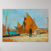 Gele zeilen bij Tina Blau Poster (Voorkant)