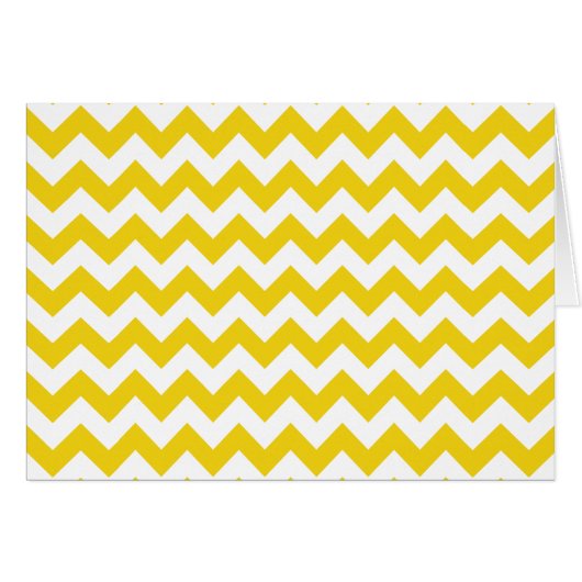 Gele zigzag, gele Chevron, geometrisch patroon (Voorkant Horizontaal)