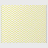 Gele zigzag, gele Chevron, geometrisch patroon Cadeaupapier (Vlak)
