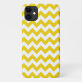 Gele zigzag, gele Chevron, geometrisch patroon Case-Mate iPhone Case (Achterkant)