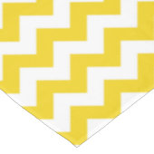 Gele zigzag, gele Chevron, geometrisch patroon Tafelkleed (Gekanteld)