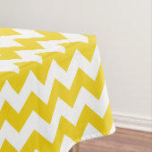 Gele zigzag, gele Chevron, geometrisch patroon Tafelkleed (Voorbeeld)
