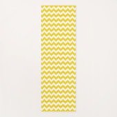 Gele zigzag, gele Chevron, geometrisch patroon Yogamat (Voorkant)