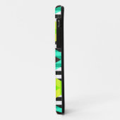 Gele zigzag Pop Aztec Case-Mate iPhone Case (Achterkant/links)