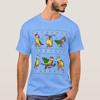 Gele zijkant, lelijke kerst t-shirt