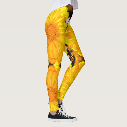Gele Zinnia Leggings (Rechts)
