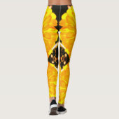 Gele Zinnia Leggings (Achterkant)