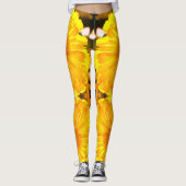 Gele Zinnia Leggings (Voorkant)