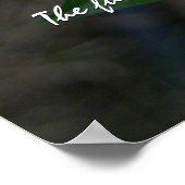 Gele zinnia met citaat van Eleanor Roosevelt Poster (Hoek)