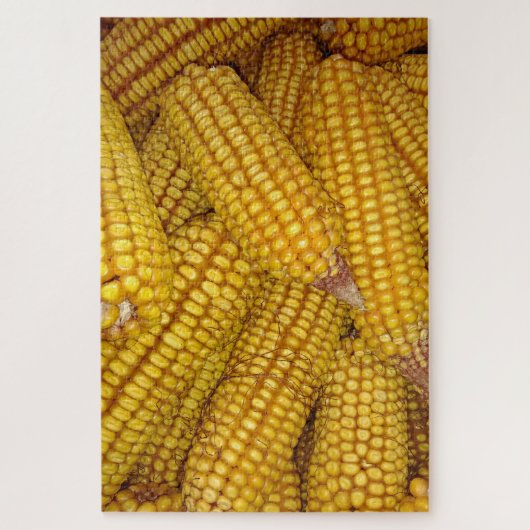 Gele zoete corn legpuzzel (Verticaal)