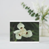 Gele zomerbloem briefkaart (Staand voorkant)