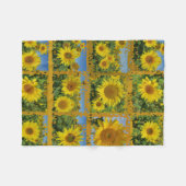 gele zomerbloemen deken collage (Voorkant (Horizontaal))