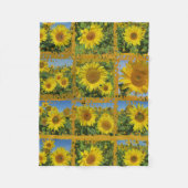 gele zomerbloemen deken collage (Voorkant)