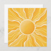 Gele zon (Voorkant / Achterkant)